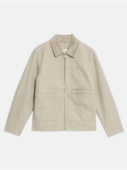 Marks & Spencer Bunda typu Harrington z kanvasu, s vysokým podílem bavlny Marks & Spencer béžová