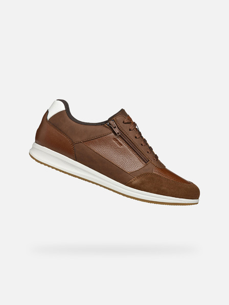 Geox Hnědé pánské tenisky Geox Avery