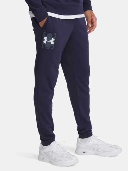 Under Armour Pánské tepláky Under Armour UA Rival Terry Logo Jogger