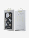 Guess Guess PU 4G Peony MagSafe Zadní Kryt pro iPhone 16 Pro Black