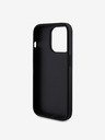 Guess Guess PU Fixed Glitter 4G Metal Logo Zadní Kryt pro iPhone 15 Pro Black