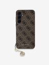 Guess Guess 4G Charm Zadní Kryt pro Samsung Galaxy A35 5G Brown