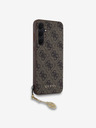 Guess Guess 4G Charm Zadní Kryt pro Samsung Galaxy A35 5G Brown