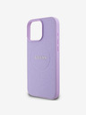 Guess Guess PU Grained Classic Logo MagSafe Zadní Kryt pro iPhone 16 Pro Max Purple