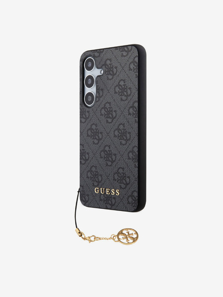 Guess Guess 4G Charm Zadní Kryt pro Samsung Galaxy S24 Grey