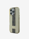 Guess Guess IML Middle 4G Stripe Zadní Kryt pro iPhone 16 Pro Brown
