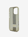 Guess Guess IML Middle 4G Stripe Zadní Kryt pro iPhone 16 Pro Brown