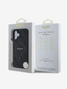 Guess Guess PU Leather 4G Colored Ring MagSafe Zadní Kryt pro iPhone 16 Black