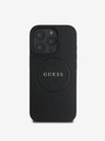 Guess Guess PU Grained Classic Logo MagSafe Zadní Kryt pro iPhone 16 Pro Black