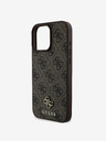 Guess Guess PU 4G Small Metal Logo MagSafe Zadní Kryt pro iPhone 16 Pro Max Brown