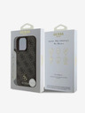 Guess Guess PU 4G Small Metal Logo MagSafe Zadní Kryt pro iPhone 16 Pro Max Brown
