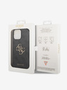 Guess Guess PU 4G Metal Logo Zadní Kryt pro iPhone 15 Pro Max Grey