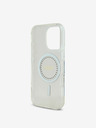 Guess Guess IML Rhinestones Ring MagSafe Zadní Kryt pro iPhone 16 Pro White