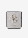 Guess PU 4G Metal Logo Zadní Kryt pro Samsung Galaxy Z Flip 6 Pink Obal na telefon