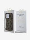 Guess Guess PU Leather 4G Colored Ring MagSafe Zadní Kryt pro iPhone 16 Pro Brown