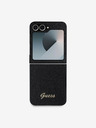 Guess Guess PC/TPU Glitter Flakes Metal Logo Zadní Kryt pro Samsung Galaxy Z Flip 6 Black