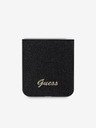 Guess Guess PC/TPU Glitter Flakes Metal Logo Zadní Kryt pro Samsung Galaxy Z Flip 6 Black
