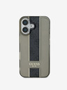 Guess Guess IML Middle 4G Stripe Zadní Kryt pro iPhone 16 Black