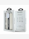 Karl Lagerfeld Karl Lagerfeld IML Stripe Logo Zadní Kryt pro iPhone 16 Pro Max Black