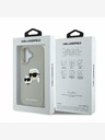 Karl Lagerfeld Karl Lagerfeld 3D Rubber Double Heads Zadní Kryt pro iPhone 16 Beige