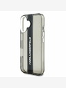 Karl Lagerfeld Karl Lagerfeld IML Stripe Logo Zadní Kryt pro iPhone 16 Black