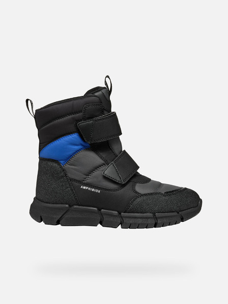 Geox Šedá chlapecká kotníková obuv Geox Flexyper  B Abx