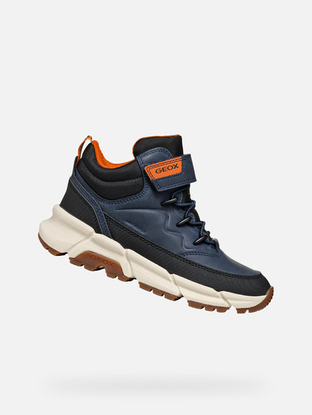 Geox Tmavě modrá chlapecká kotníková obuv Geox Flexyper Plus