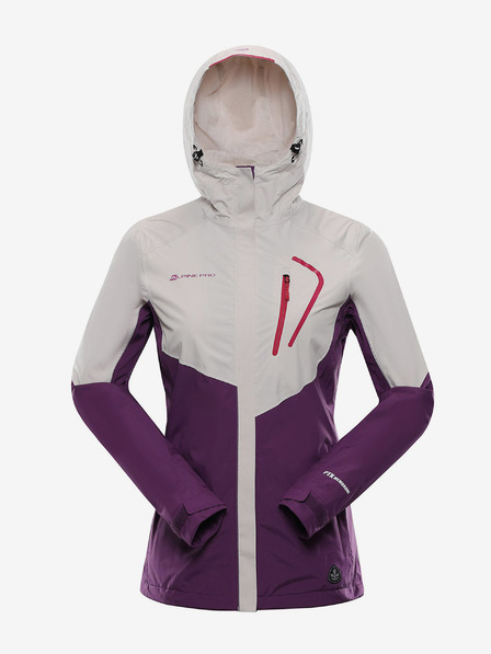 ALPINE PRO Dámská bunda s membránou ptx ALPINE PRO IMPECA šedá