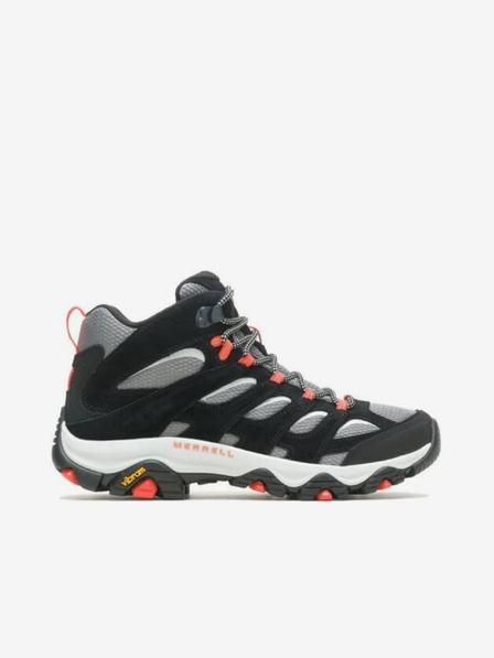 Merrell Černé pánské outdoorové kotníkové tenisky MERRELL Moab 3 Mid