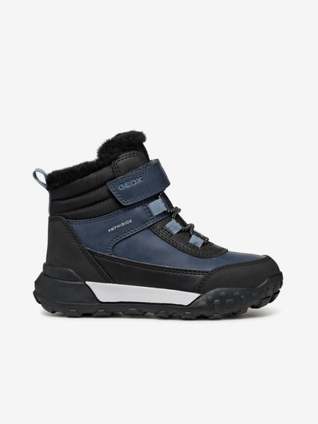 Geox Modrá chlapecká kotníková obuv Geox Trekkyup Abx Junior