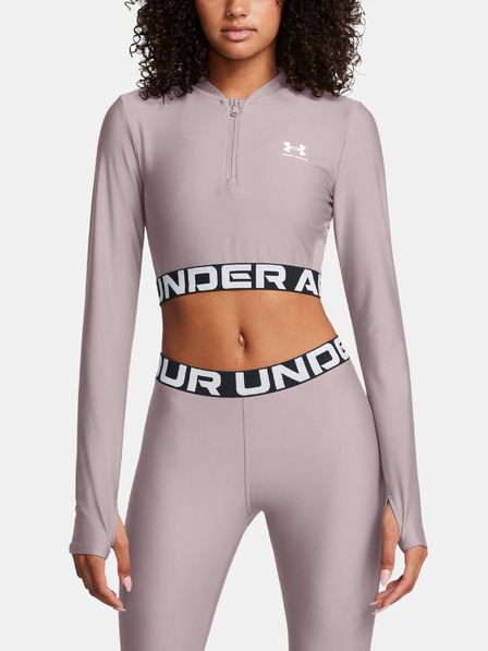 Under Armour Dámské tričko Under Armour HeatGear Rib 1/4 Zip LS