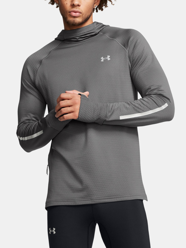 Under Armour Pánská mikina Under Armour UA LAUNCH ELITE CW HOODY-GRY