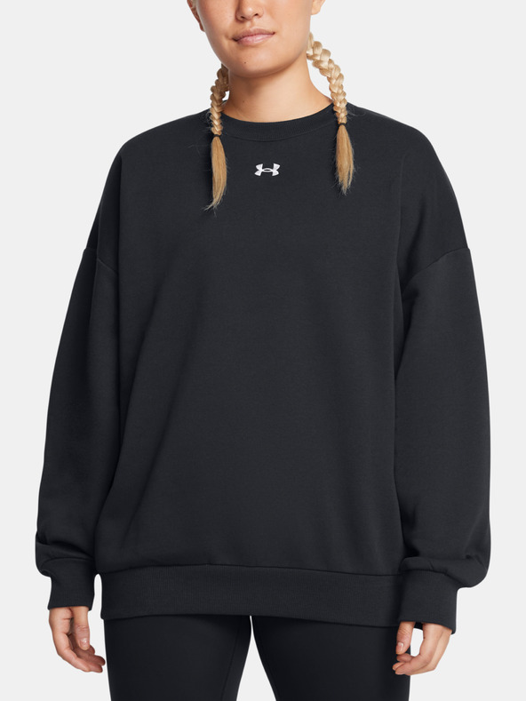 Under Armour Dámská mikina Under Armour Rival Fleece OS Crew-BLK