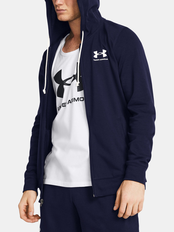 Under Armour Pánská mikina Under Armour UA Rival Terry LC FZ