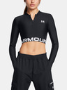 Under Armour Dámské tričko Under Armour HeatGear Rib 1/4 Zip LS