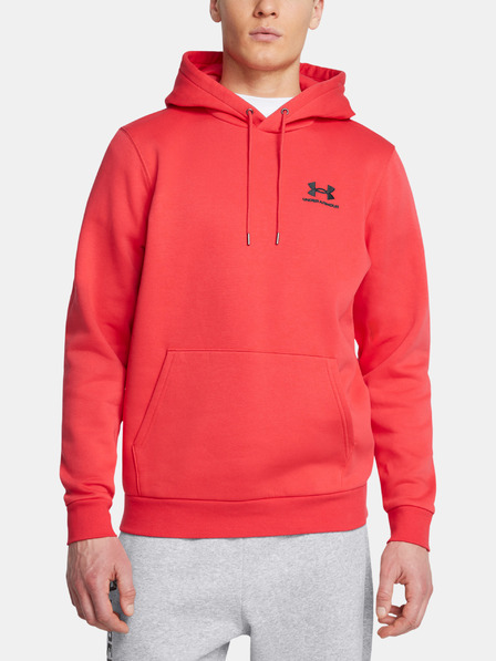 Under Armour Pánská mikina Under Armour UA Icon Fleece Hoodie-RED
