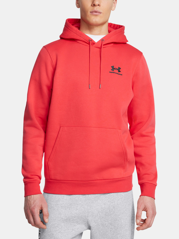 Under Armour Pánská mikina Under Armour UA Icon Fleece Hoodie-RED