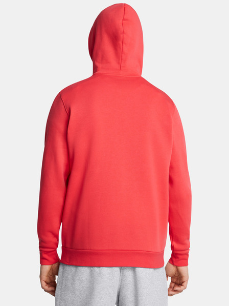 Under Armour Pánská mikina Under Armour UA Icon Fleece Hoodie-RED