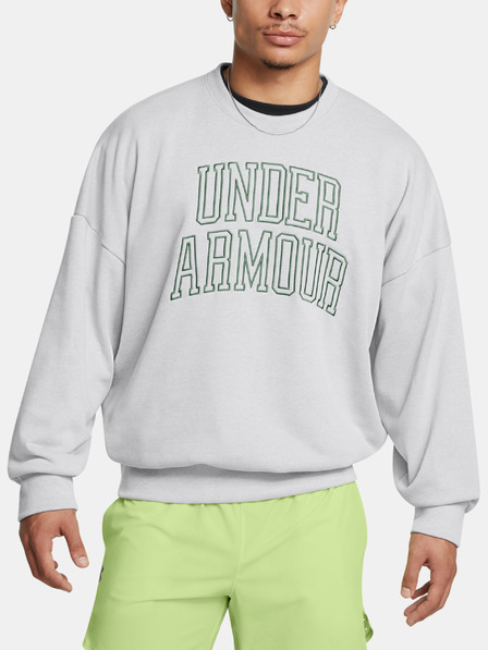 Under Armour Pánská mikina Under Armour UA Icon HWT Terry OS Crew-GRY