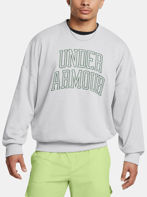 Under Armour Pánská mikina Under Armour UA Icon HWT Terry OS Crew-GRY