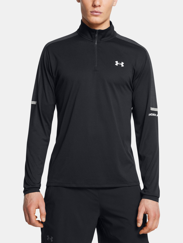 Under Armour Pánské tričko Under Armour UA Tech Utility 1/4 Zip-BLK