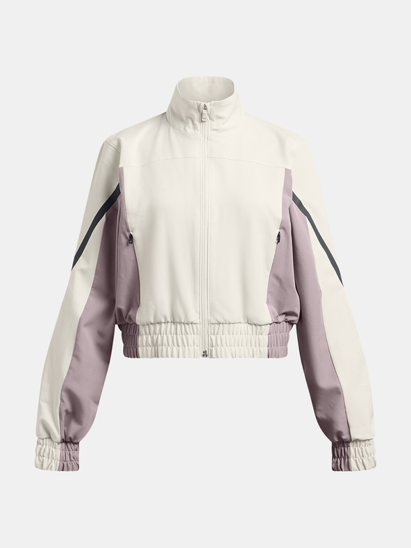 Under Armour Dívčí bunda Under Armour Unstoppable Crop Jacket-WHT