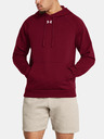Under Armour Pánská mikina Under Armour UA Rival Fleece Hoodie-RED