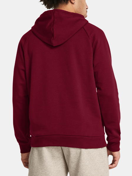 Under Armour Pánská mikina Under Armour UA Rival Fleece Hoodie-RED