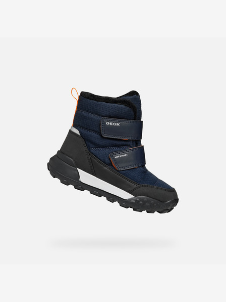 Geox Tmavě modrá chlapecká zimní obuv Geox Trekkyup  B Abx