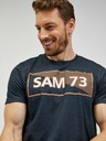 Sam 73 Tmavě šedé pánské tričko SAM 73 Fenri