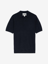 Marks & Spencer Pletená polokošile z čisté extra jemné vlny merino Marks & Spencer námořnická modrá