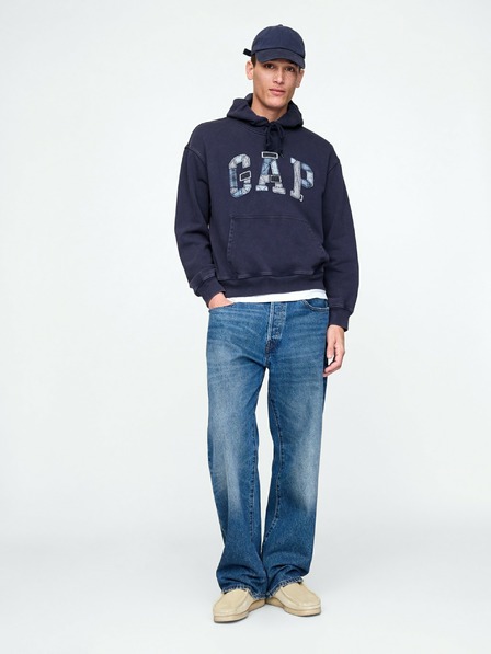 GAP Oversize mikina Patchwork Logo Americana GAP