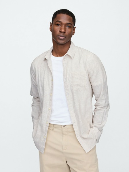 GAP Lněná košile Standard Fit GAP