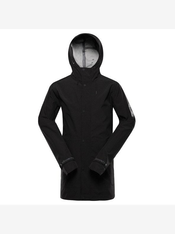 ALPINE PRO Pánský kabát s membránou ptx ALPINE PRO SETIJ black
